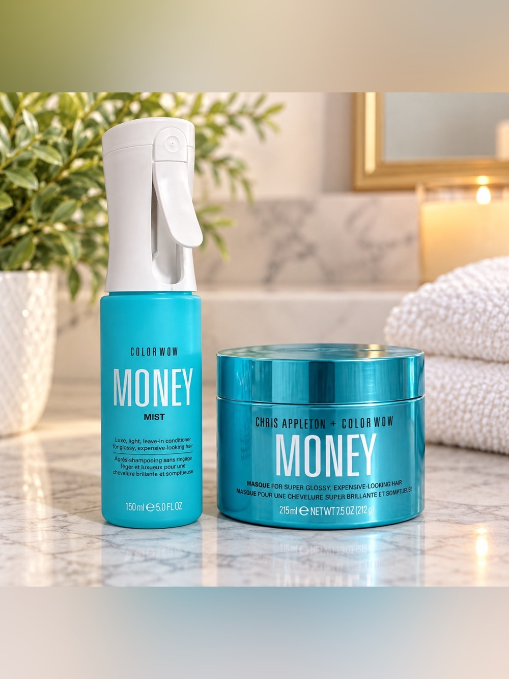 NEW! Color Wow Money Mist + Money Masque Chris Appleton Full Size Duo